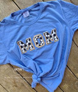 Soccer Mom Varsity Chunky Gold Shirt