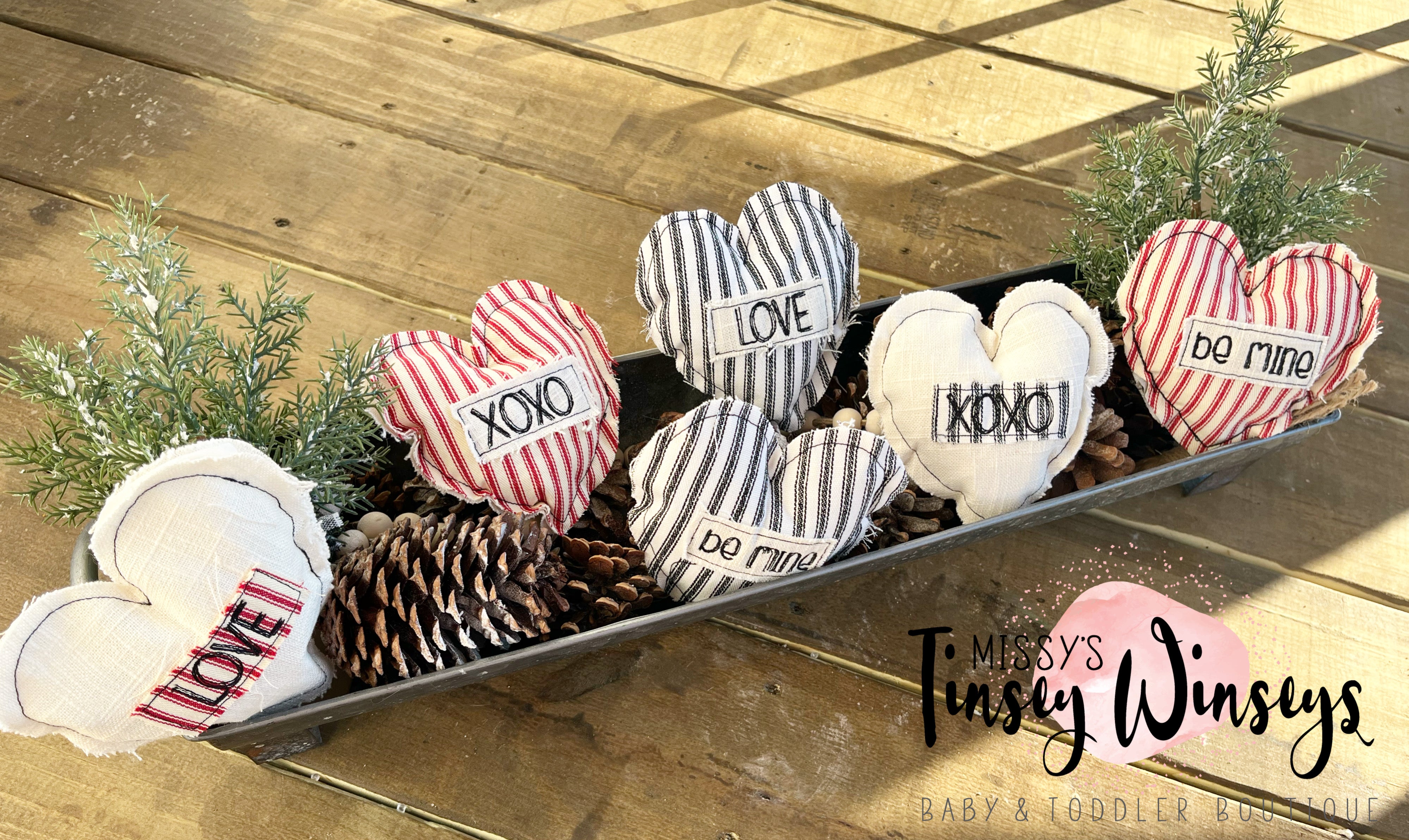 Farmhouse Vday Hearts