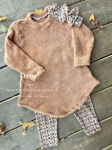 Rust Sweater Dress Set