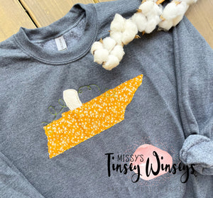 TN State Pumpkin Crewneck Sweatshirt