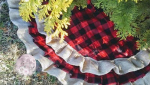 Burlap Ruffle Tree Skirt