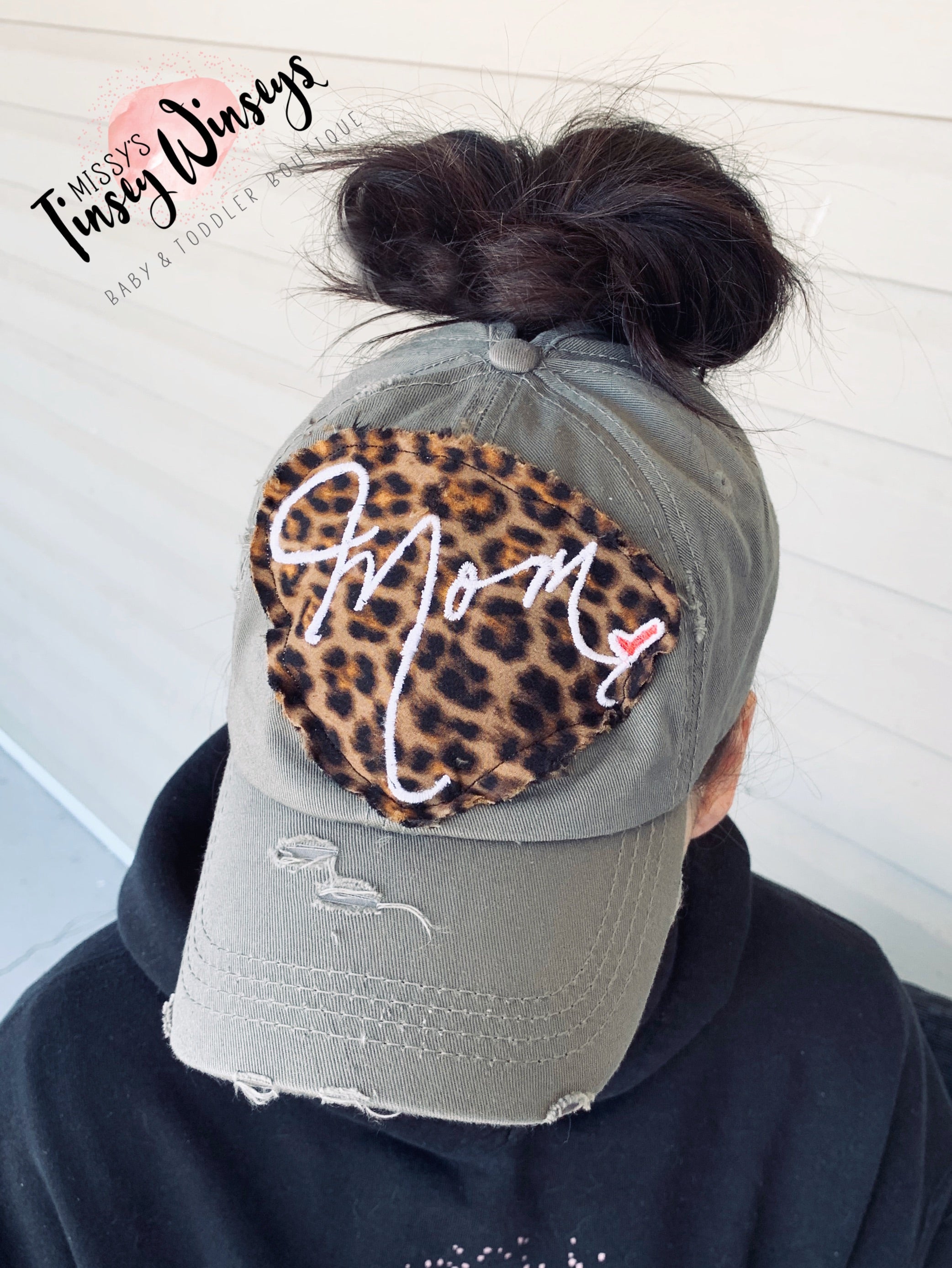 Mom Leopard Hat