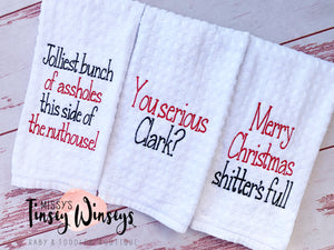 Christmas Vacation Kitchen Towels