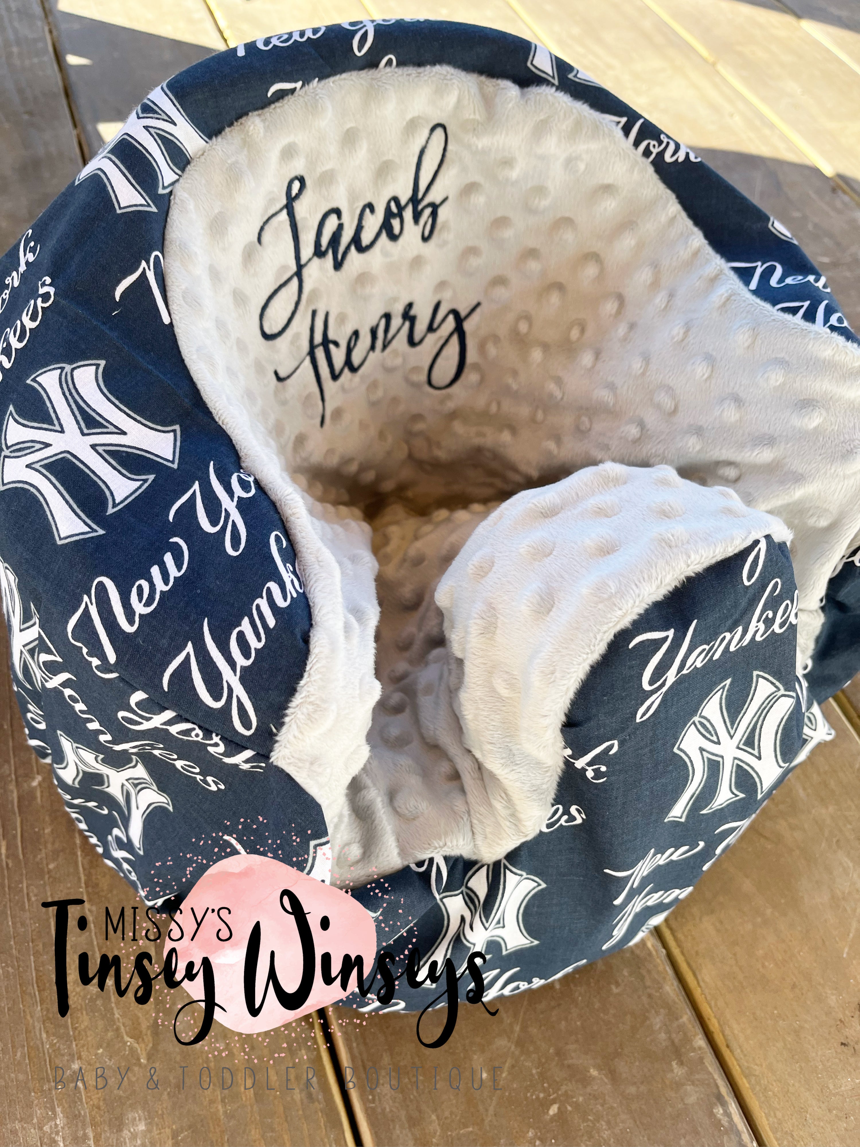 New York Yankees Bumbo Seat Seat Cover – Missy's Tinsey Winseys